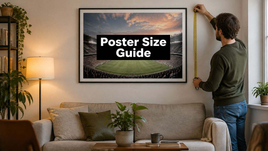 50 X 70cm Posters: Size, Framing and Room Guide