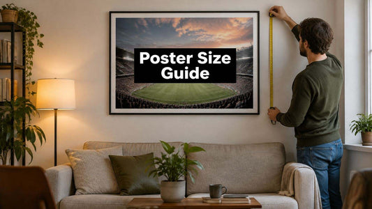 50 X 70cm Posters: Size, Framing and Room Guide