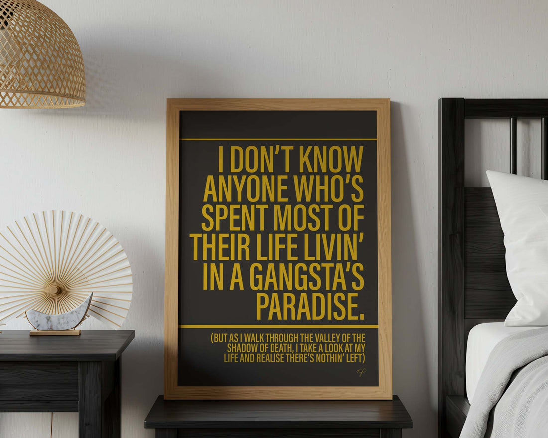 A Guide to Awesome Music Lyric Prints