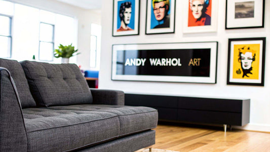 Colorful Andy Warhol pop art painting enhancing modern wall decor