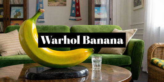 Andy Warhol Banana artwork highlighting art, history, and home decor elements