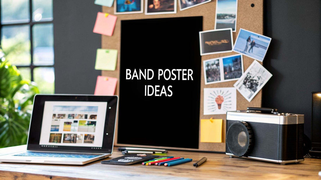 Creative band poster ideas for your walls’ ultimate headliner act design