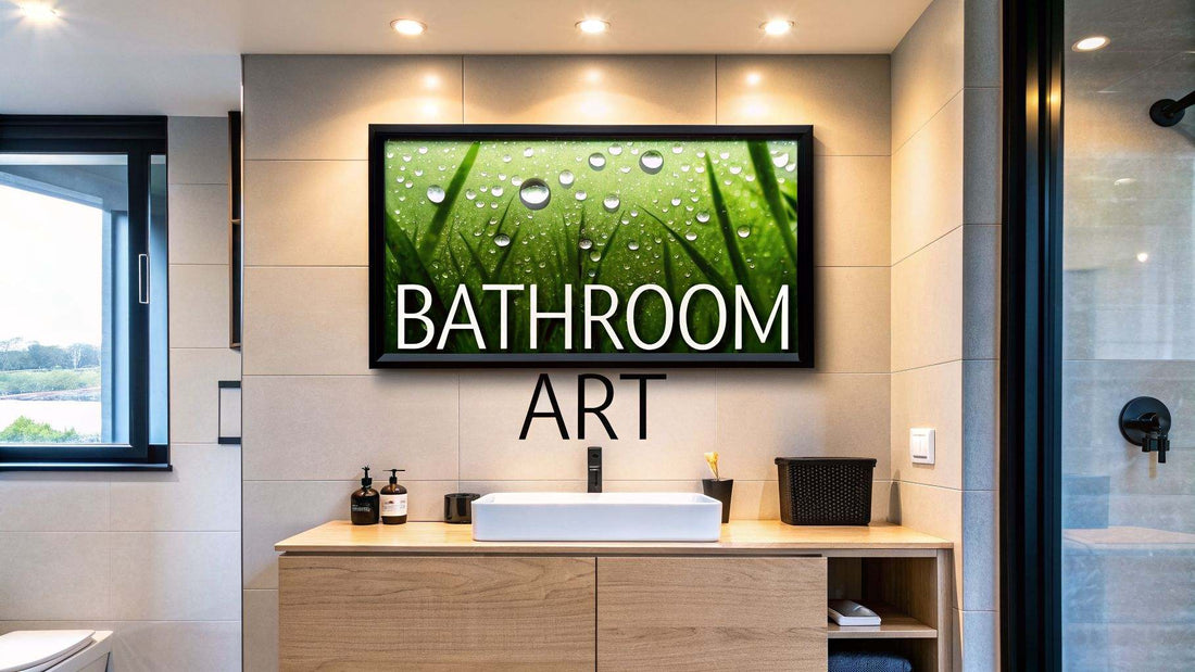 Bathroom Artwork Prints: Your Guide to a Legendary Loo wall art in modern bathroom interior