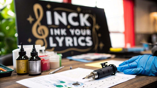 8 of the best song lyrics for tattoos to ink in 2026 text design on dark background