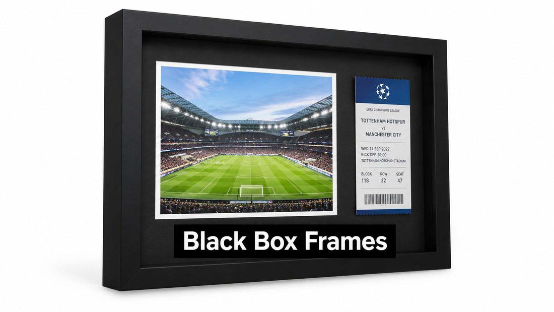 Black Box Frame Guide for Music and Football Prints