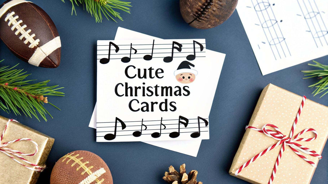 Cute Christmas cards with festive designs and cool, modern styles