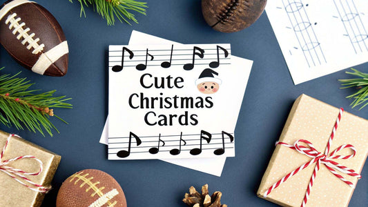 Cute Christmas cards with festive designs and cool, modern styles