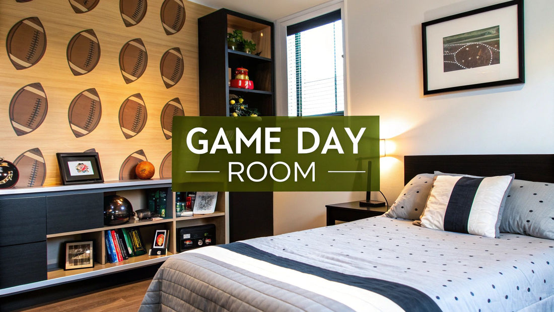 10 football themed bedroom ideas that go beyond a duvet