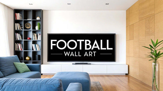 Football Wall Art: Your Gaffer's Guide to Prints That Bang showcasing vibrant soccer-themed wall decor