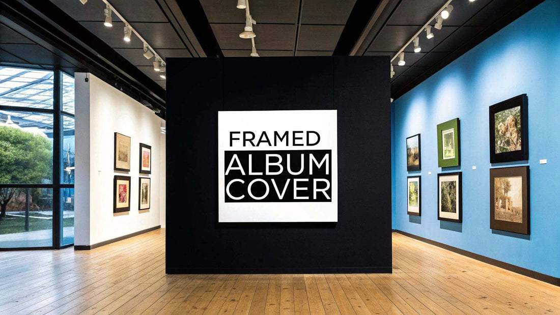 The Ultimate Guide to Nailing Your Wall Art with a Framed Album Cover hanging on a wall