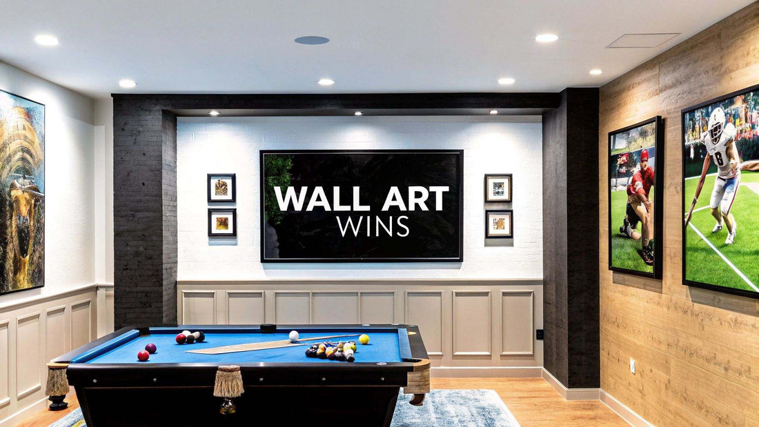 Game room wall art that wins every time with vibrant and playful designs