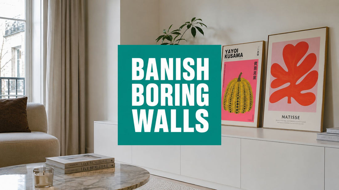 Graphic Design Prints to Banish Boring Walls