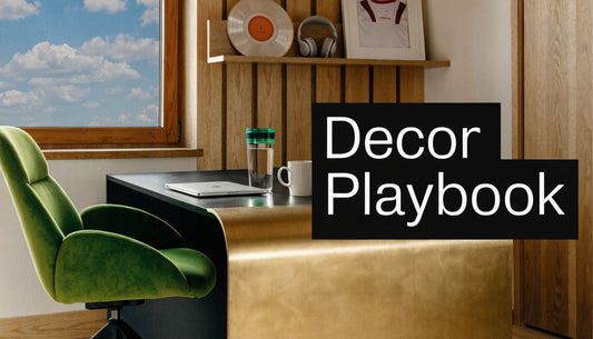 How to Decorate Home Office: Music & Football Decor