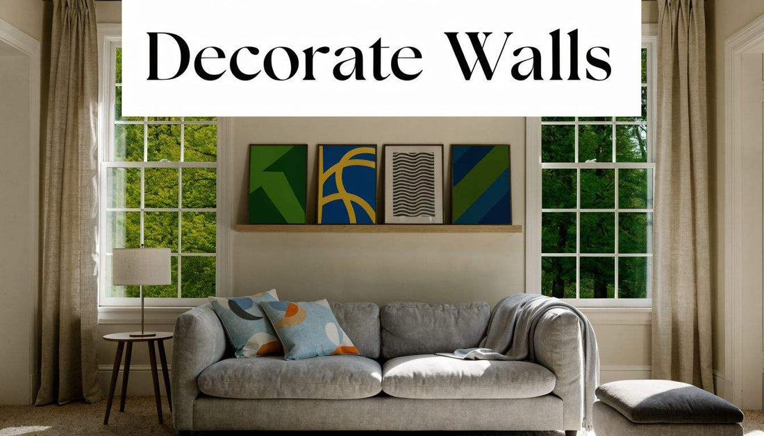 Organized living room wall decor tips without mess
