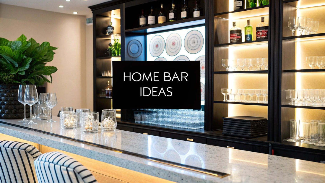 Creative and witty home bar decoration ideas featuring stylish and elevated space designs