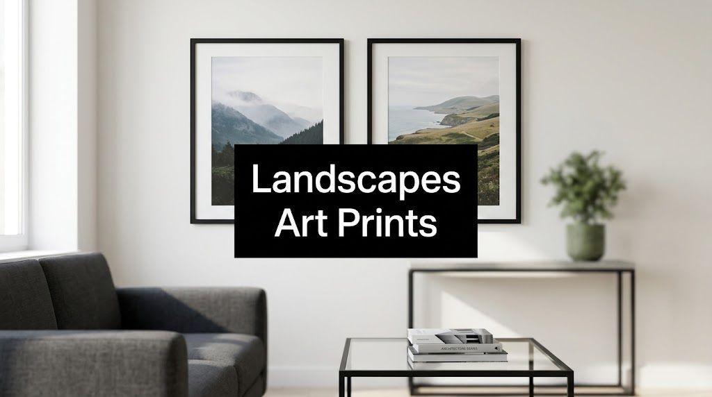 Landscapes Art Prints for People Who Hate Boring Walls
