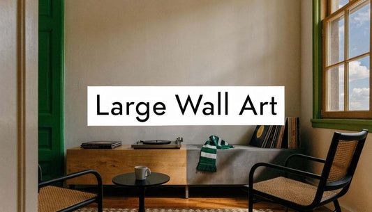 Large artwork for living room featuring music and footy fan elements