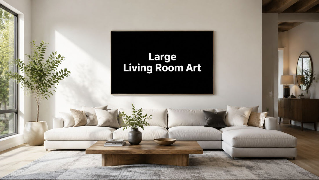 Large Living Room Art: Style Your Home in 2026