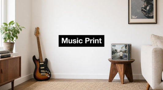 Music Print 101: From Blank Walls to Britpop Cool