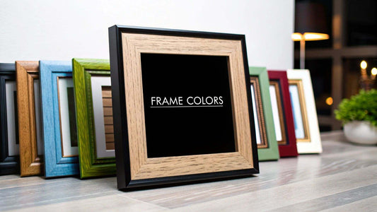 Choosing picture frame colors that don't suck for stylish home decor