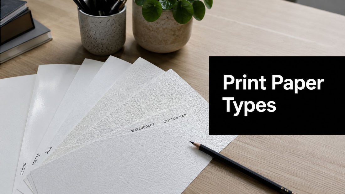 Print Paper Types: Guide for Stunning Art