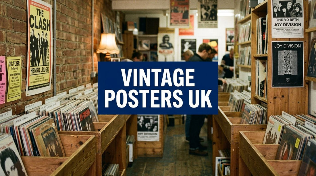 Vintage Music Posters UK: A Top Guide to Nailing Your Wall