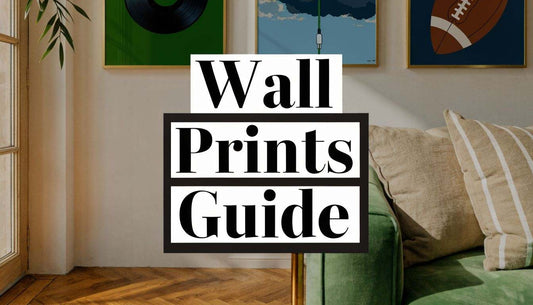 Wall prints guide showcasing stylish home wall decor ideas