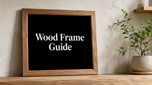A Wood Frame for Wall Art That Doesn't Look Rubbish