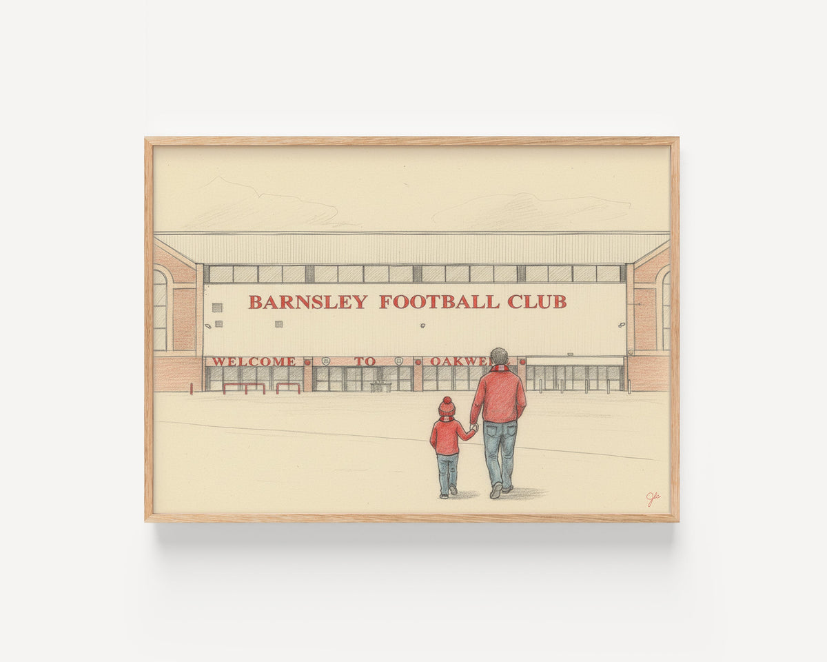 Barnsley FC Oakwell football wall art print