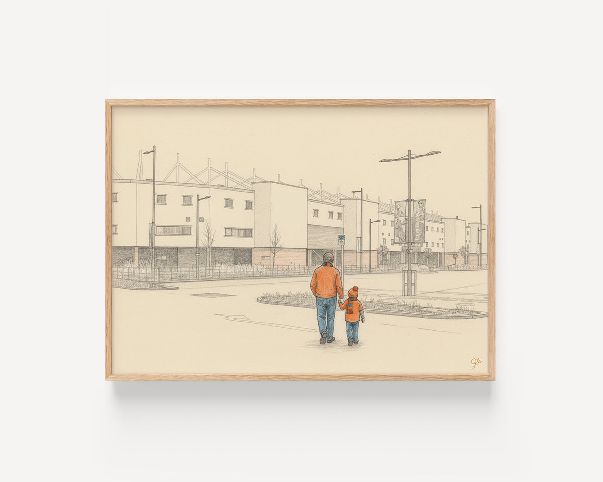 Blackpool FC Bloomfield Road football wall art print