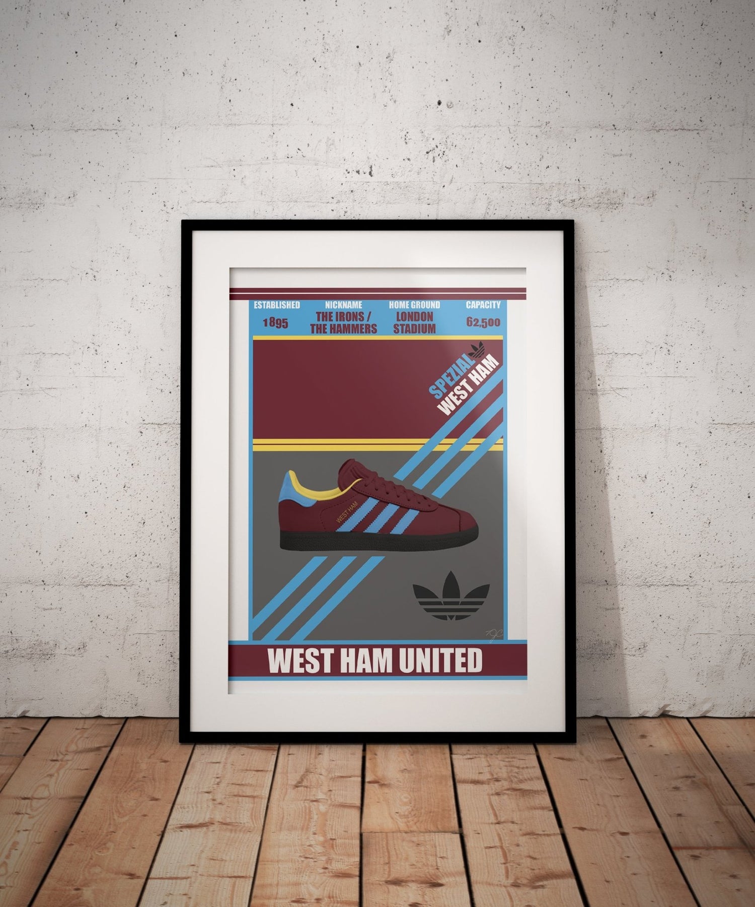 West Ham United - Striped Circle