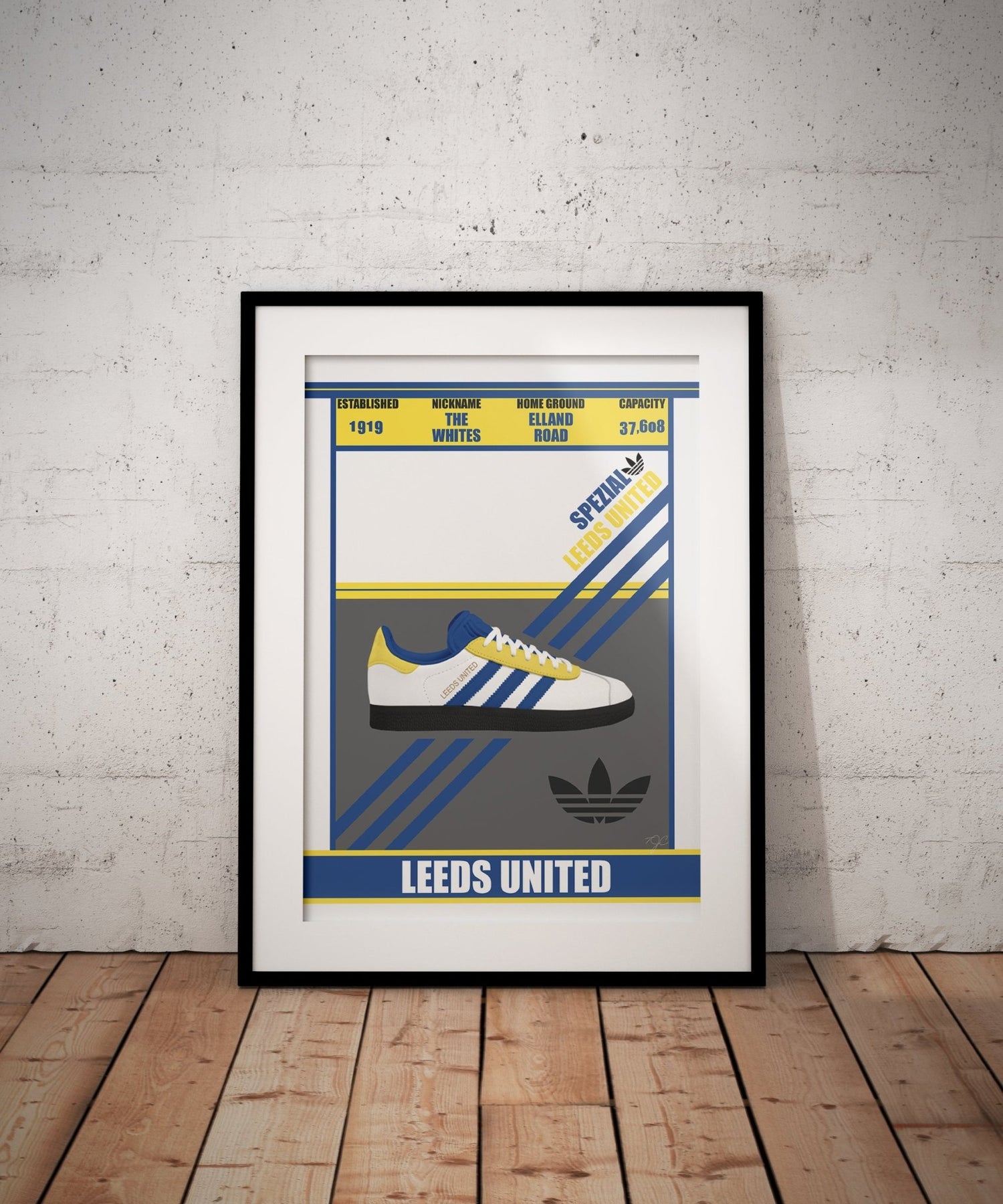 Leeds United - Striped Circle