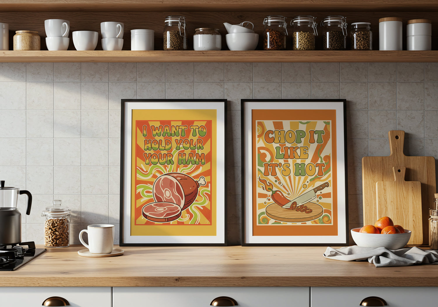 "Music x Food" Prints