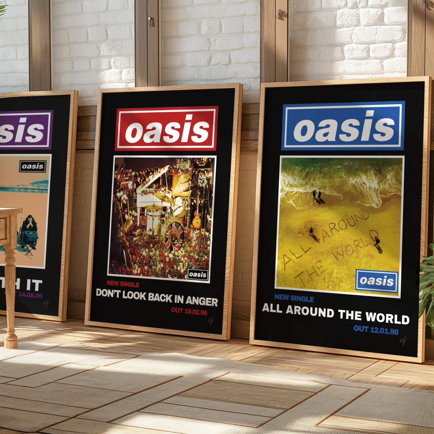 Oasis All Around The World print