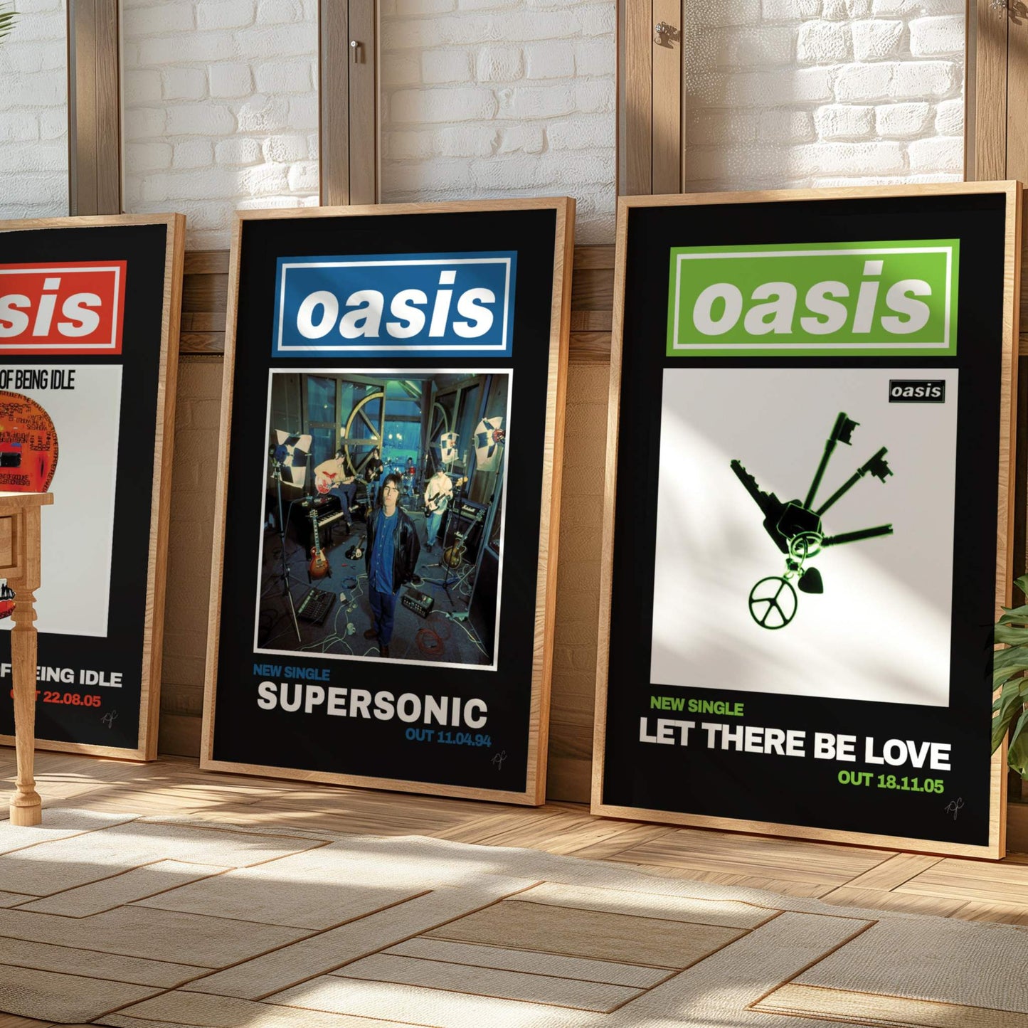 Oasis Let There Be Love print