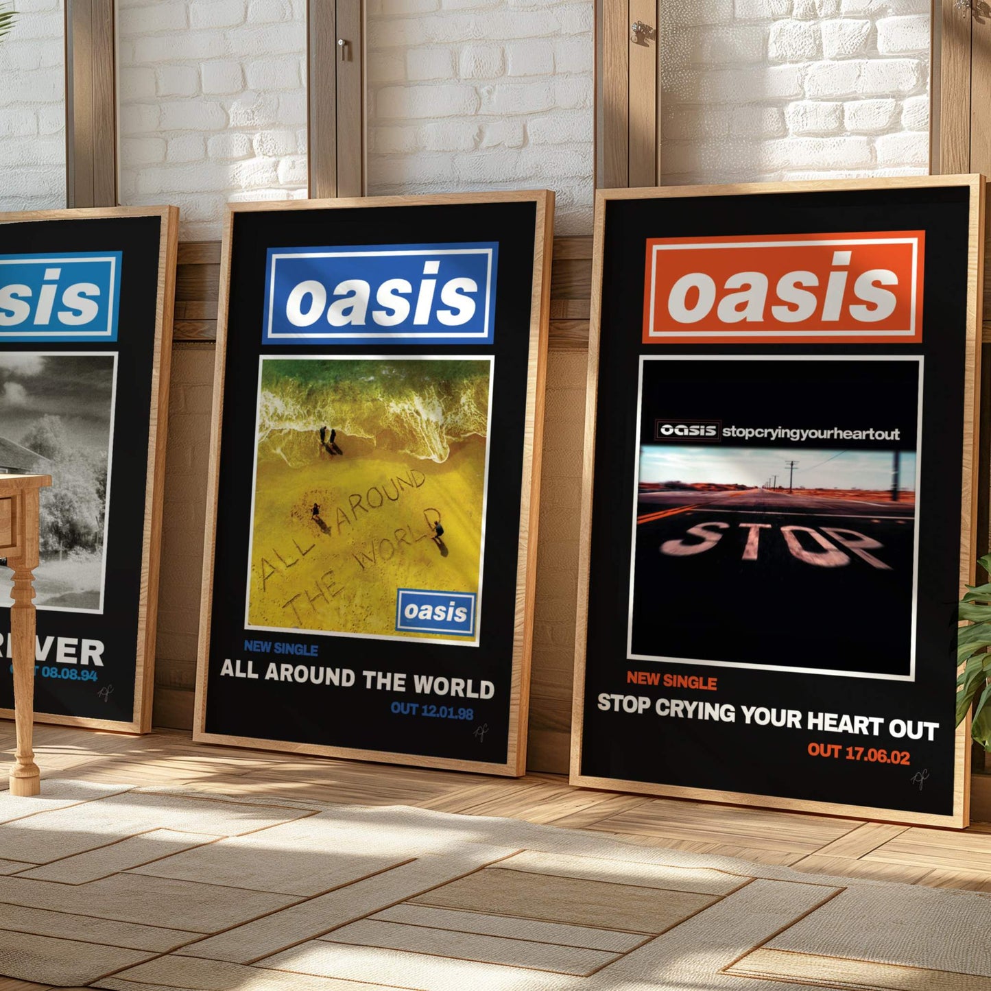 Oasis Stop Crying Your Heart Out print