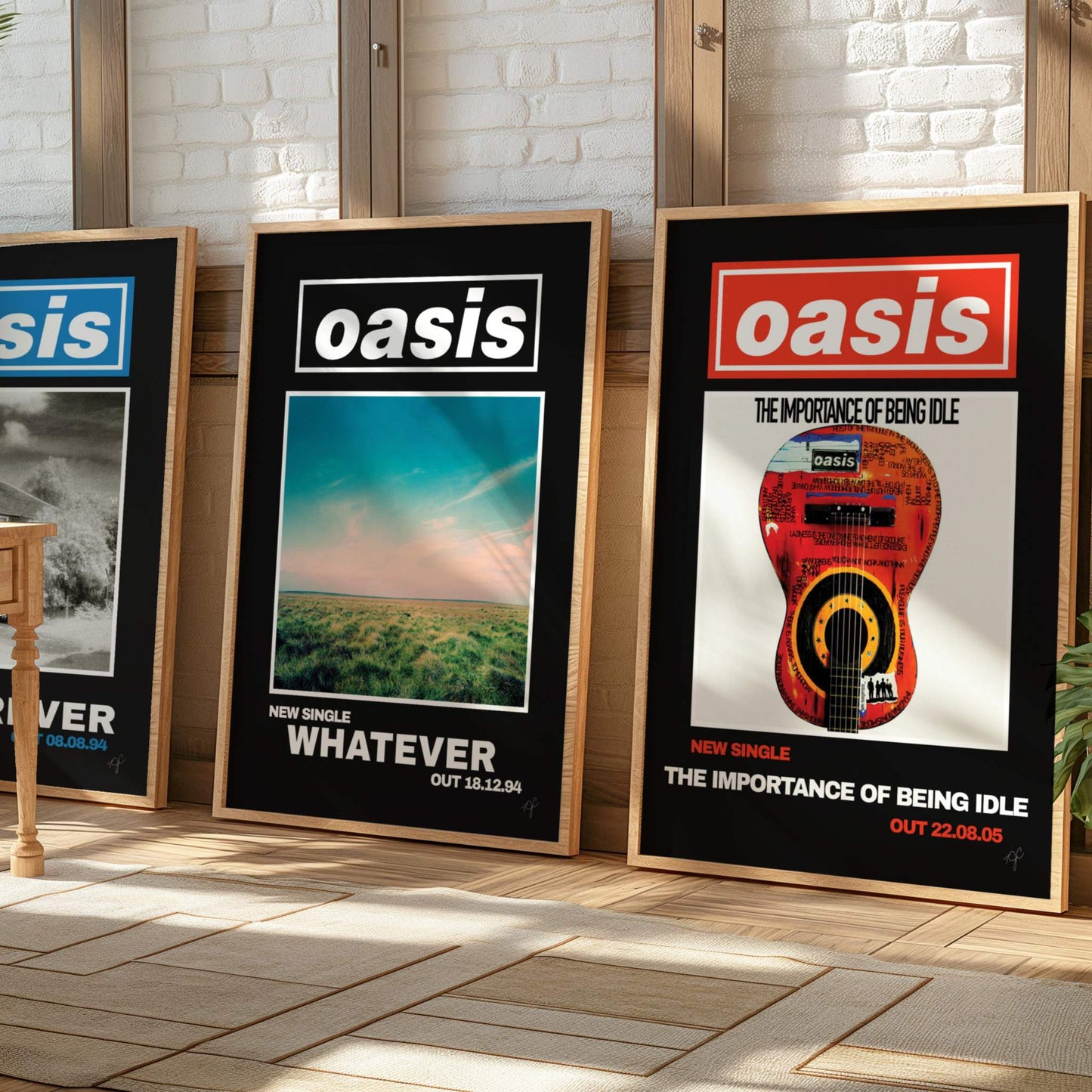 Oasis The Importance of Being Idle print