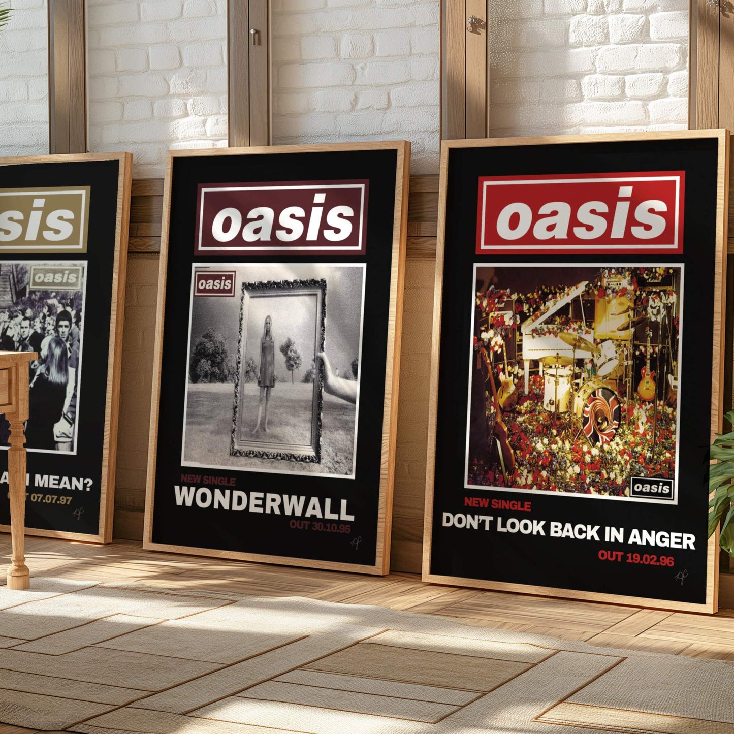 Oasis Don't Look Back in Anger print