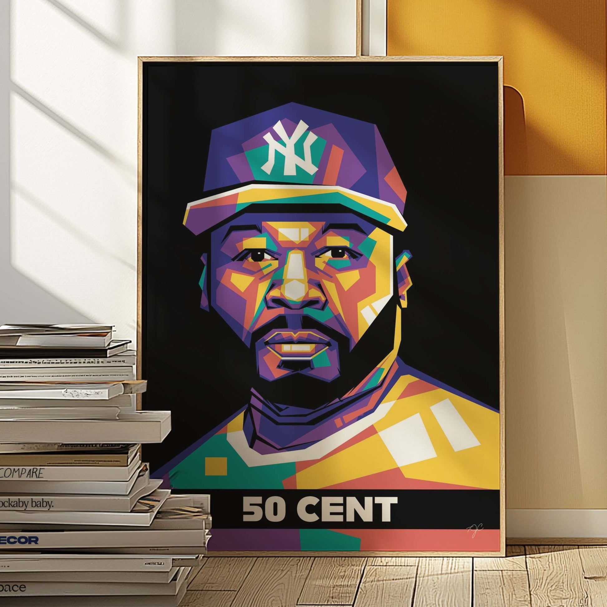 50 Cent print - produced on a high quality matte luxury fine art paper