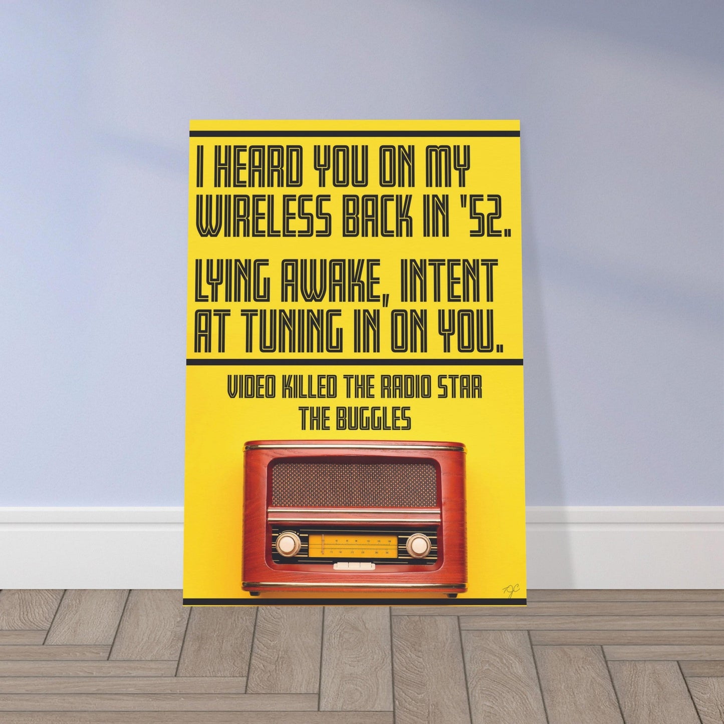 Video Killed the Radio Star - The Buggles - Art Print