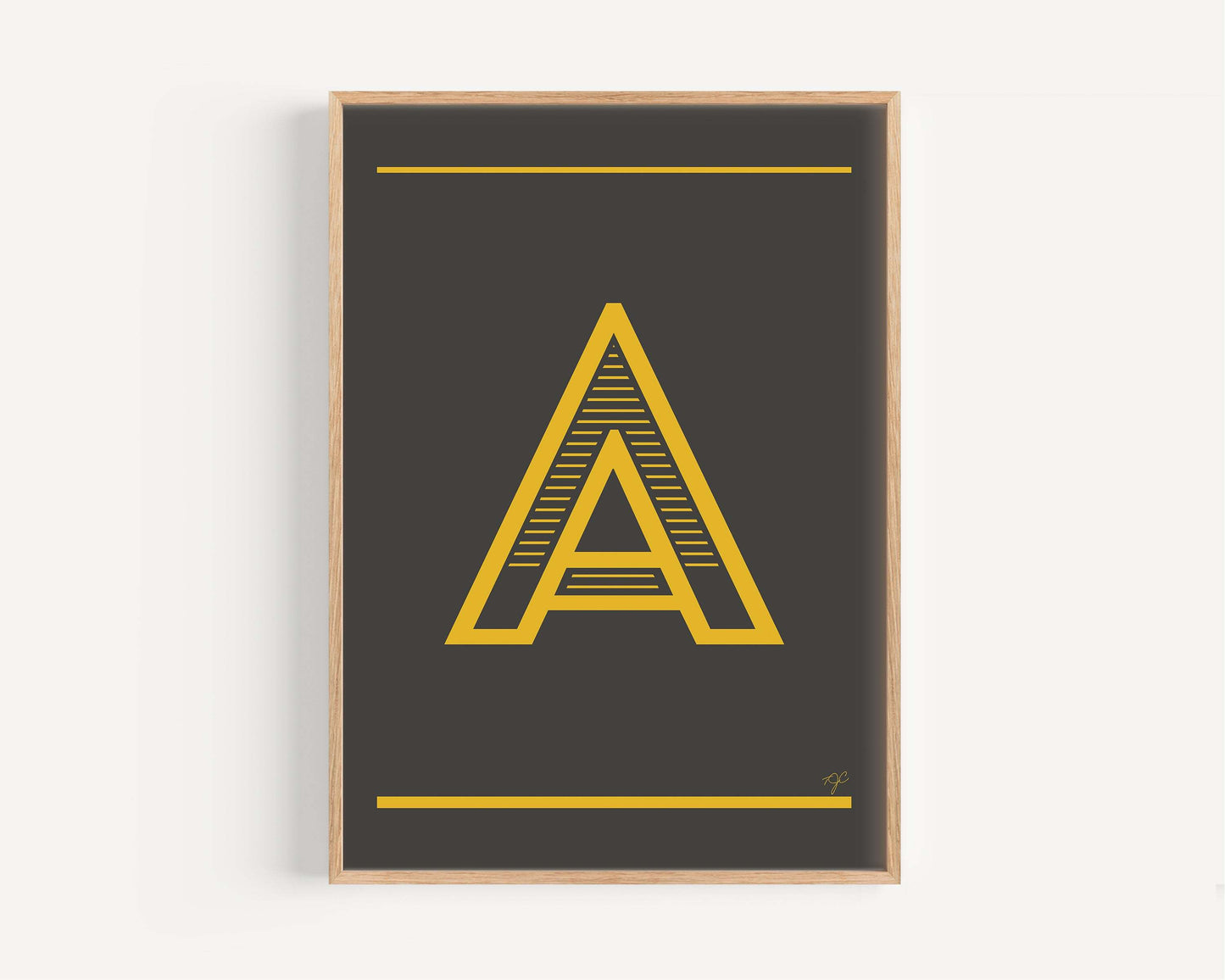 "A" – The Alphabet Print Collection