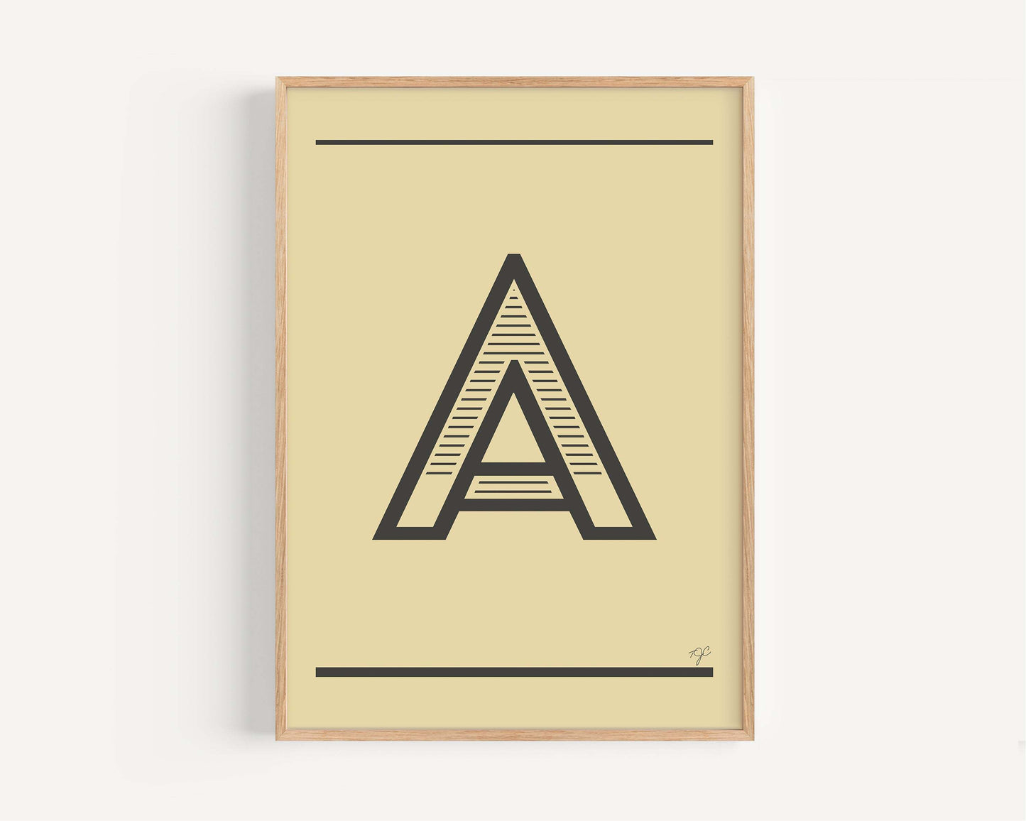 "A" – The Alphabet Print Collection