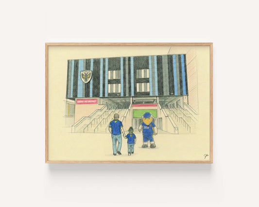 "Come On You Dons" - AFC Wimbledon Football Club print