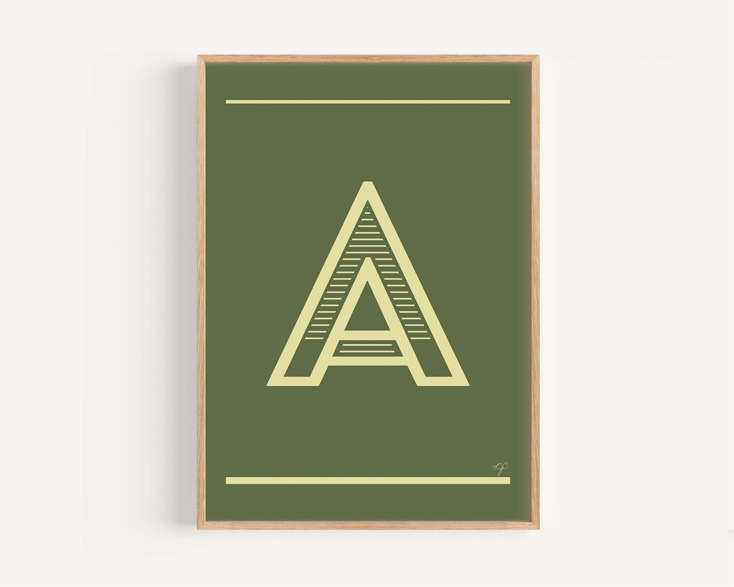 "A" – The Alphabet Print Collection