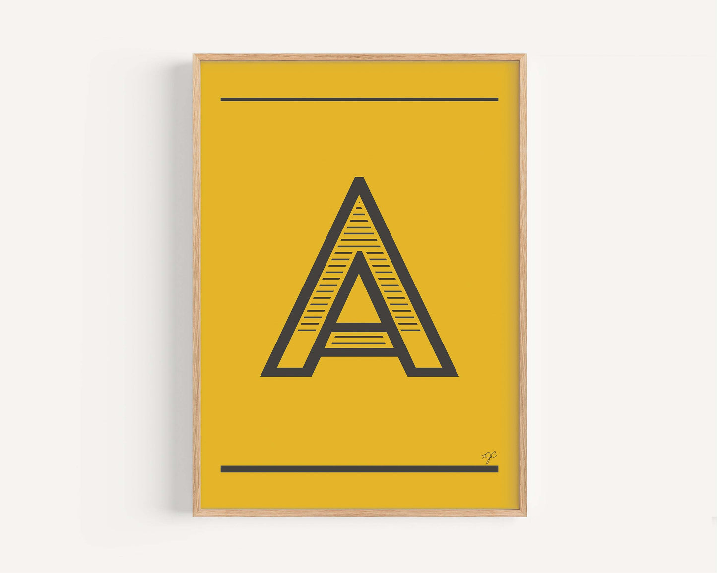 "A" – The Alphabet Print Collection