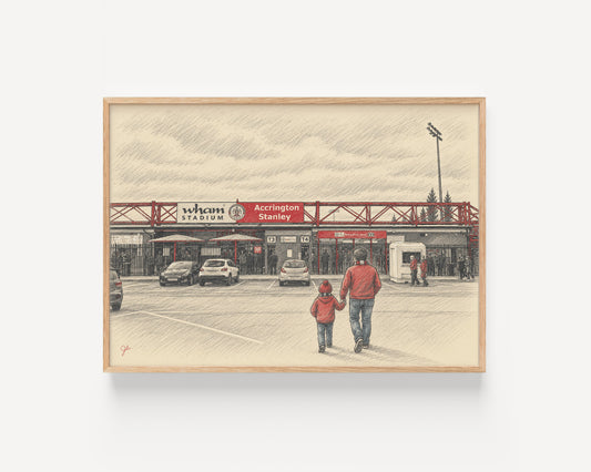 "Who Are They?" Accrington Stanley FC Football Wall Art Print | UK