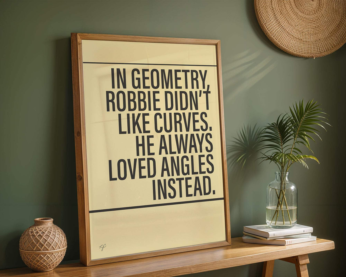Angels - Robbie Williams | Alternative Lyrics Music Print │ Song Lyric Wall Art UK