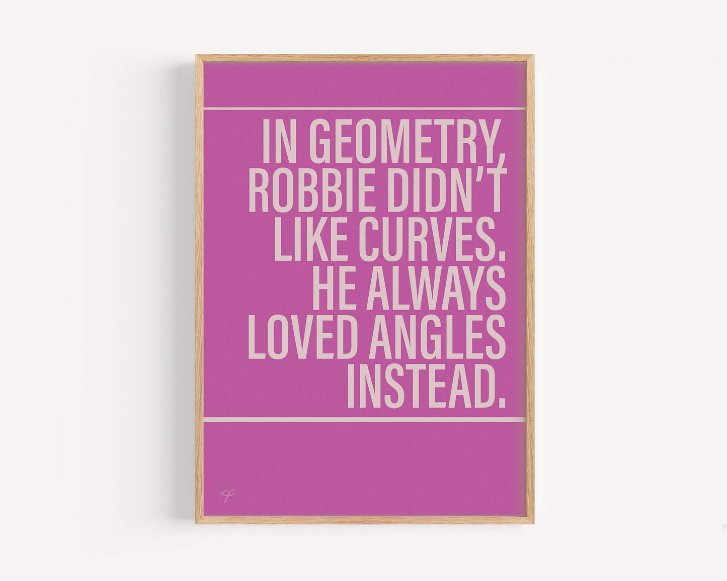 Angels - Robbie Williams | Alternative Lyrics Music Print │ Song Lyric Wall Art UK