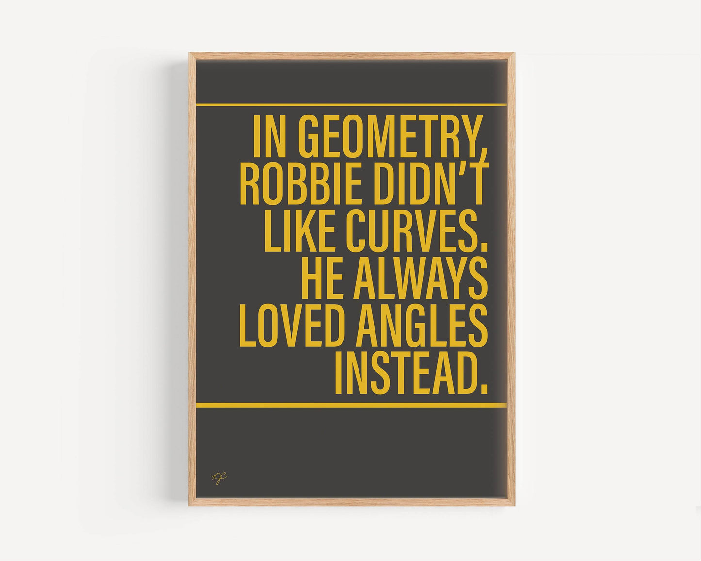 Angels - Robbie Williams | Alternative Lyrics Music Print │ Song Lyric Wall Art UK