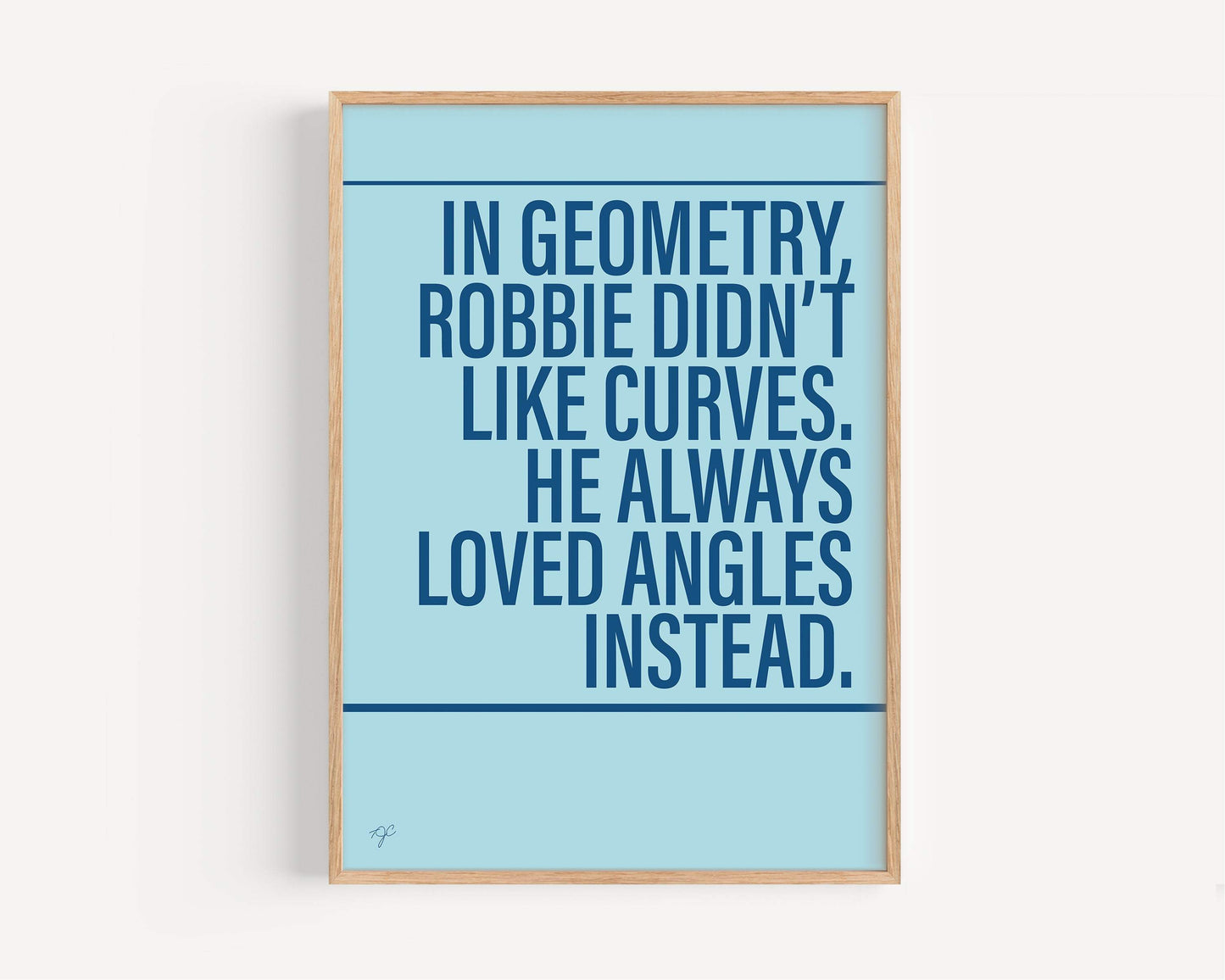 Angels - Robbie Williams | Alternative Lyrics Music Print │ Song Lyric Wall Art UK